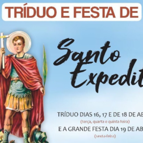 Igreja se prepara para Festa de Santo Expedito com tríduo