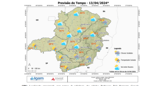 Divinópolis: Tempo estável com variação da nebulosidade e máximas de até 30°C