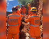 Pará de Minas: Bombeiros resgata homem soterrado em obra