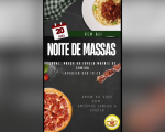 Noite de Massas na praça da Matriz de Santo Antônio dos Campos beneficia ECC