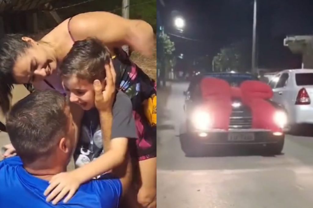 Menino de 9 anos ganha Chevette após guardar dinheiro por cinco anos