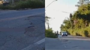 Moradores reclamam de m&aacute;s condi&ccedil;&otilde;es da Estrada de Ermida, em Divin&oacute;polis