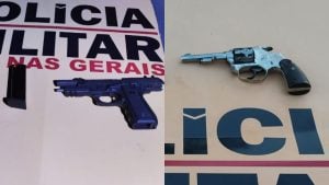 Nova Serrana Dois homens s&atilde;o presos por porte ilegal de arma de fogo na BR-494