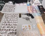 Pará de Minas: PM prende suspeitos de tráfico e apreende vasta quantidade de drogas
