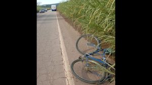 Ciclista &eacute; atingido por &ocirc;nibus e morre na MG-431 em Ita&uacute;na