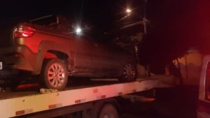 Homem &eacute; preso com caminhonete furtada em Divin&oacute;polis