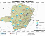 Domingo de sol entre nuvens com temperaturas baixas