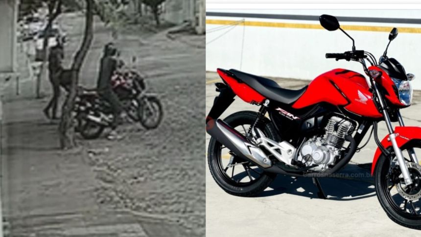 VÍDEO: Bandidos furtam moto no bairro Interlagos, em Divinópolis