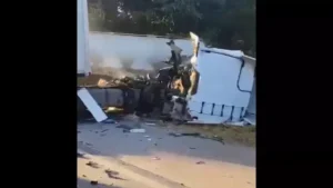 Bom Despacho: Motorista &eacute; socorrido em estado grave ap&oacute;s acidente