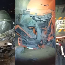 Formiga: Acidente entre 3 veículos termina com dois motoristas feridos e um preso