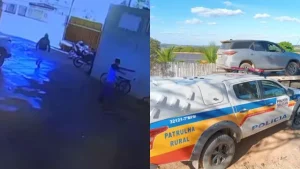 Lagoa da Prata: PM localiza um dos ve&iacute;culos roubados em lava jato