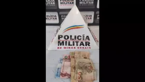 PM prende acusado de roubo no Centro de Divin&oacute;polis