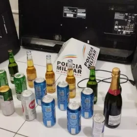 PM recupera televisores e bebidas furtadas na zona rural de Arcos