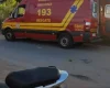 Formiga: Homem fica ferido após acidente de moto