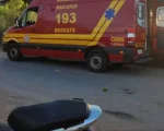 Formiga: Homem fica ferido após acidente de moto
