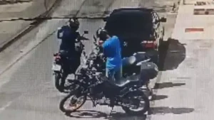 Divin&oacute;polis: C&acirc;mera de seguran&ccedil;a flagra tentativa de furto de moto no Sidil