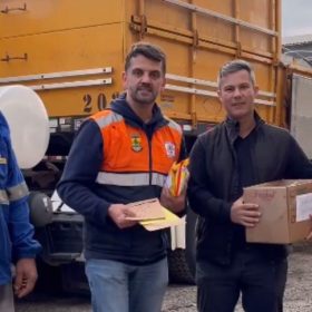 Prefeito de Guaíba (RS) agradece doações enviadas em Divinópolis
