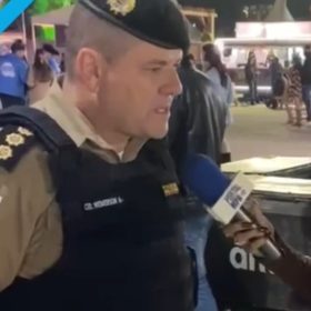 Entrevista: Comandante faz balanço dos trabalhos e apresenta dicas de segurança na segunda noite da Divinaexpo