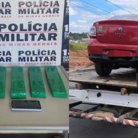 Taxista e passageiro são presos em Itapecerica com 6 kg de maconha