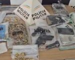 Oliveira: Trio é preso com drogas, armas e munições