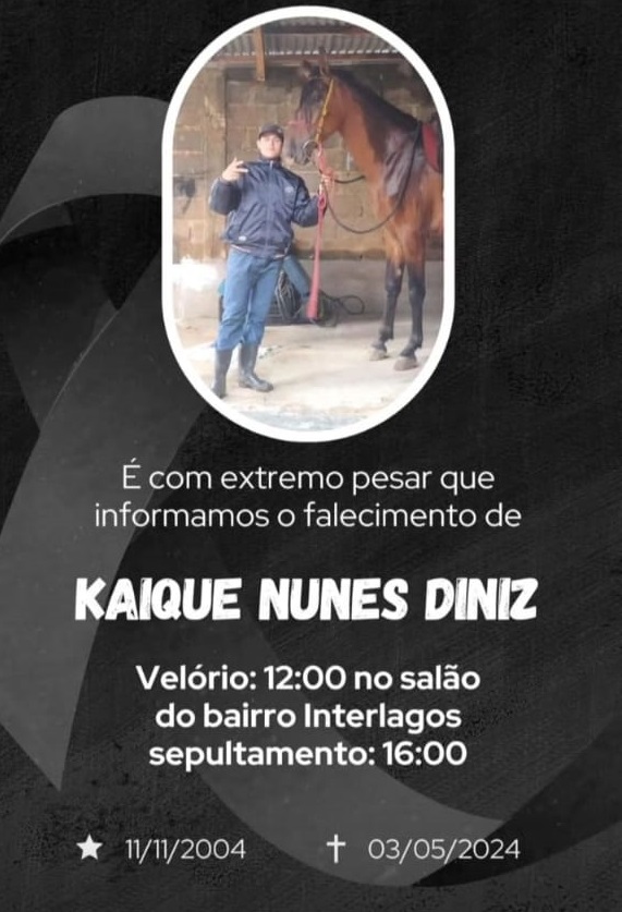 Kaique, morto no Santa Rosa, é velado no bairro Interlagos em Divinópolis - WhatsApp Image 2024 05 04 at 13.22.49