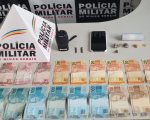 Adolescente é apreendida com drogas, dólar e rádio comunicador em Cláudio