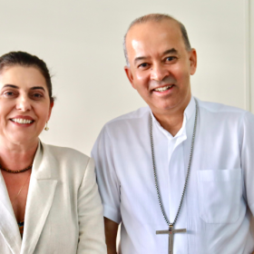 Gleide Andrade se reúne com Arcebispo Dom José Carlos para debater desafios sociais e fraternidade