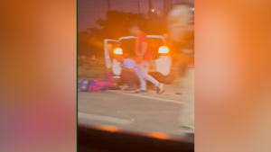 Homem fica ferido após acidente na BR-494 entre carro e moto