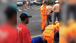 Divinópolis: homem fica ferido após acidente na avenida Primeiro de Junho
