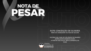 Morre Rute Conceição de Oliveira, irmã do vereador Hilton de Aguiar