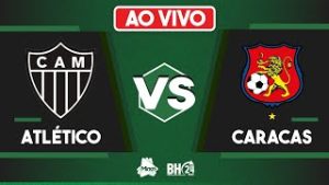 Final de jogo Atl&eacute;tico 4X0 Caracas Pela Copa Libertadores
