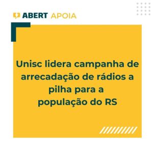 Rádios a pilha estão sendo arrecadados para moradores do Rio Grande do Sul