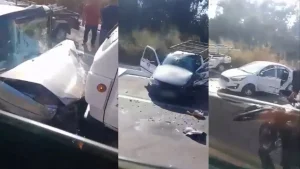 Veja v&iacute;deo: Grave acidente &eacute; registrado na BR-494, em Divin&oacute;polis