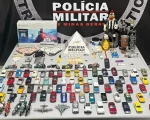 Itaúna: Dupla é presa com drogas e 90 miniaturas de veículos furtados