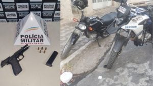 Ladr&atilde;o tenta roubar celular, atira em c&atilde;o e &eacute; preso em Nova Serrana