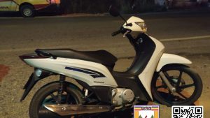 Motociclista sem CNH &eacute; preso ap&oacute;s acidente na Estrada de Ermida, em Divin&oacute;polis