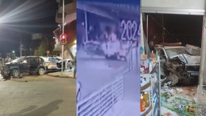 V&Iacute;DEO: Acidente com viatura da PM deixa tr&ecirc;s feridos em Abaet&eacute;