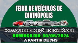Divin&oacute;polis: Feir&atilde;o de ve&iacute;culos acontece neste domingo (30); confira a programa&ccedil;&atilde;o