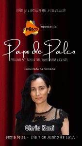 QUADRO PAPO DE COXIA COM DIRLENE MAGALHÃES, ATOR RICARDO SILVA E COM A ATRIZ CHRIS KANI