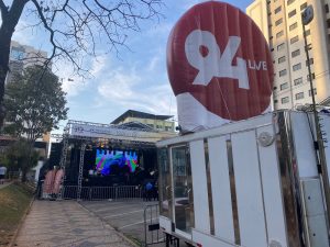 Estúdio Móvel 94 LIVE acompanha o agito do Divino Inverno