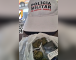 PM prende homem com porção de maconha na MG-050