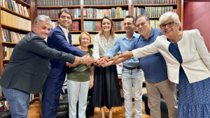 Laiz Soares anuncia Ademir como pré-candidato a vice-prefeito