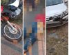 Jovem fica ferido após grave acidente no bairro Sagrada Família em Divinópolis