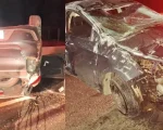 Itaúna: Homem morre após bater carro em mureta e capotar veículo na MG-050