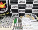 Lagoa da Prata: PM prende acusado de tráfico e apreende grande quantidade de drogas