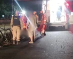 Formiga: Ciclista fica ferido após ser atingido por carro na MG-050