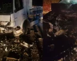 Perdigão: Acidente entre caminhonete e caminhão deixa vítima fatal