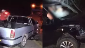 Pitangui: Motorista b&ecirc;bado causa acidente na BR-352