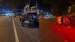 Acidente na MG-050 em Divin&oacute;polis deixa duas v&iacute;timas em estado grave