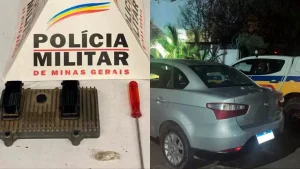 Adolescente &eacute; apreendido com carro furtado em Divin&oacute;polis
